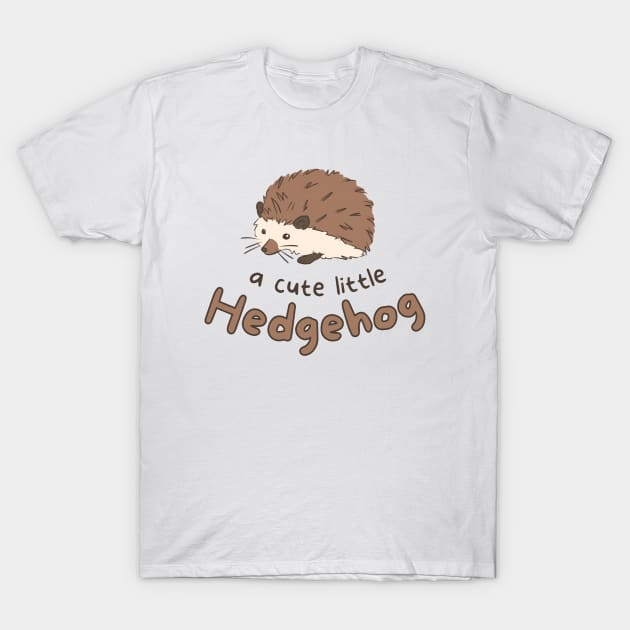 A cute little hedgehog T-Shirt by Yarafantasyart